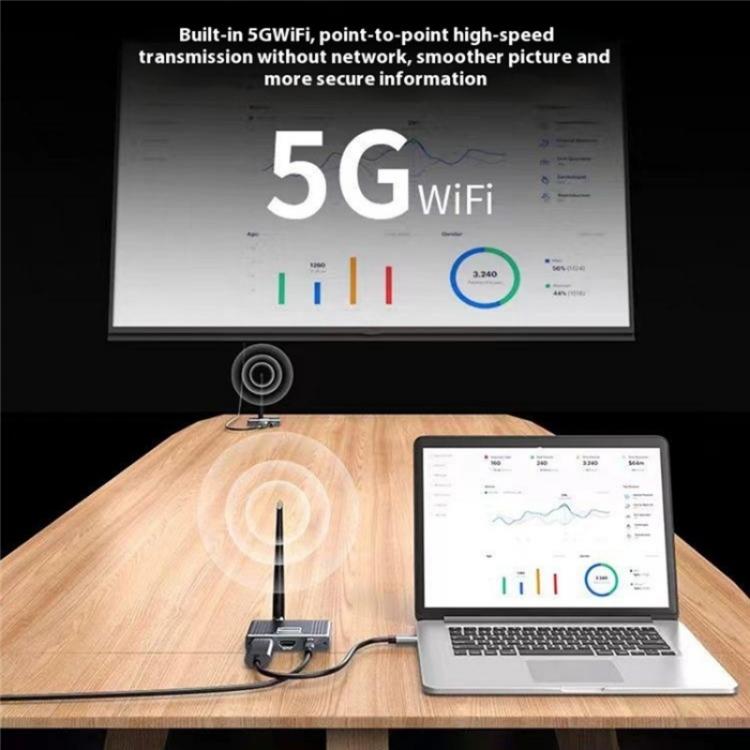 D9-1 / D10-1 Support 90 Degree Screen Rotation 8X1 HDMI Wireless Display Adapter - Adapter by buy2fix | Online Shopping UK | buy2fix