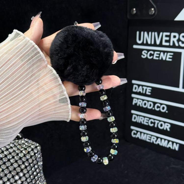 Hairball Chain Pendant Phone Chain(Black) - Lanyards & Wrist Straps by buy2fix | Online Shopping UK | buy2fix