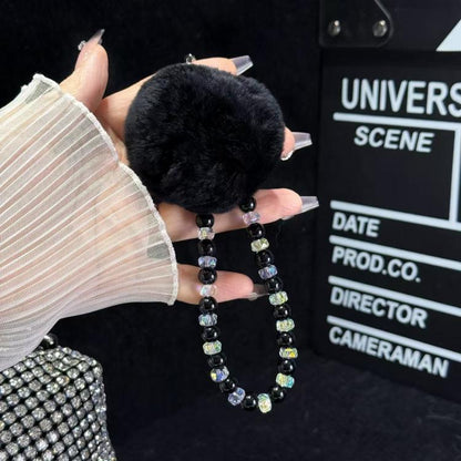 Hairball Chain Pendant Phone Chain(Black) - Lanyards & Wrist Straps by buy2fix | Online Shopping UK | buy2fix