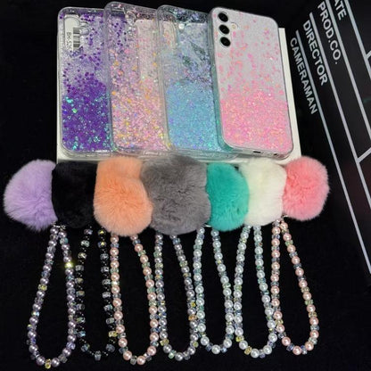 Hairball Chain Pendant Phone Chain(Grey) - Lanyards & Wrist Straps by buy2fix | Online Shopping UK | buy2fix