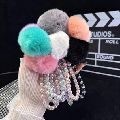 Hairball Chain Pendant Phone Chain(Blue) - Lanyards & Wrist Straps by buy2fix | Online Shopping UK | buy2fix