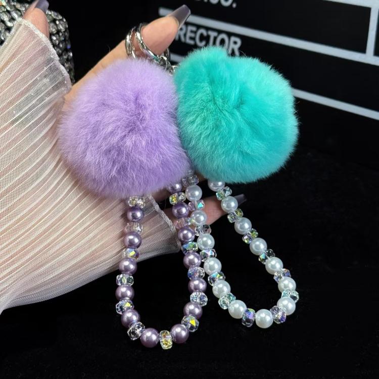 Hairball Chain Pendant Phone Chain(Pink) - Lanyards & Wrist Straps by buy2fix | Online Shopping UK | buy2fix