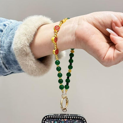 Ping An Festive Phone Chain(Red) - Lanyards & Wrist Straps by buy2fix | Online Shopping UK | buy2fix