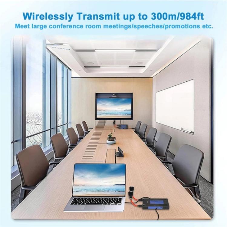 BOVBOX 092 Pro Audio Video Transmitter Receiver 300m Wireless HDMI Extender, Plug:EU Plug - Adapter by buy2fix | Online Shopping UK | buy2fix