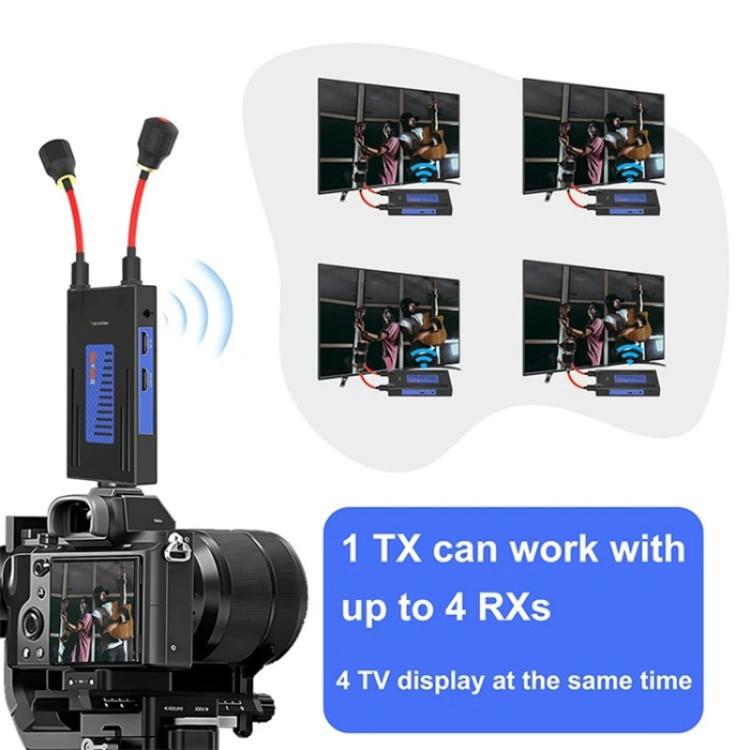 BOVBOX 092 Pro Audio Video Transmitter Receiver 300m Wireless HDMI Extender, Plug:UK Plug - Adapter by buy2fix | Online Shopping UK | buy2fix