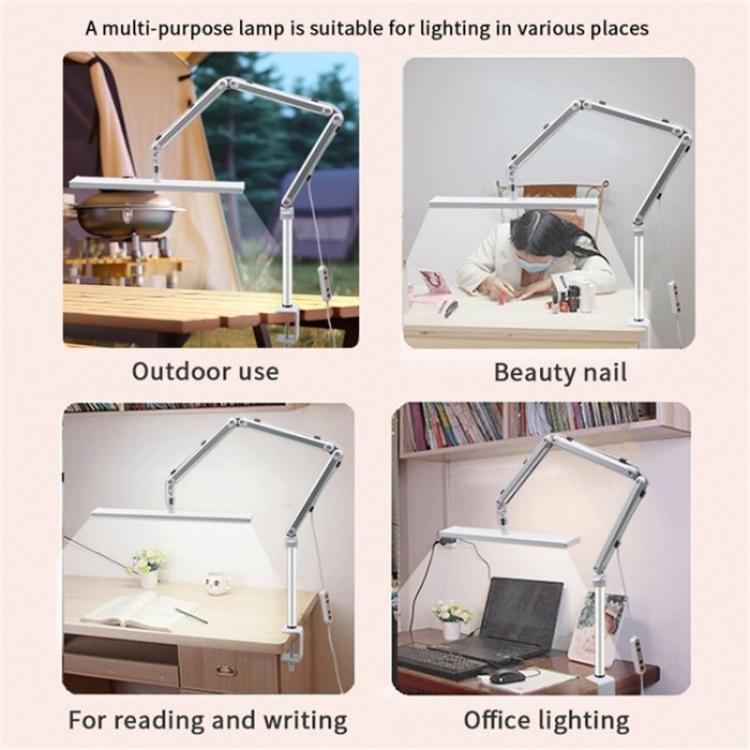 S001 Foldable Eyelash Extension LED Light Clip On Beauty Salon Tattoo Lamp(US Plug) - Selfie Light by buy2fix | Online Shopping UK | buy2fix