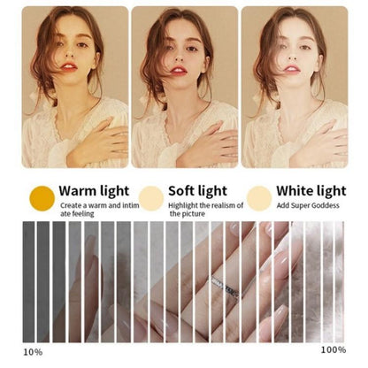 M21X 35W Beauty Tattoo Eyebrow Eyelash Nail Art Lighting Lamp with Phone Stand, Plug:EU Plug(Black) - Selfie Light by buy2fix | Online Shopping UK | buy2fix