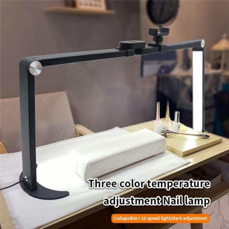 M21X 35W Beauty Tattoo Eyebrow Eyelash Nail Art Lighting Lamp with Phone Stand, Plug:EU Plug(White) - Selfie Light by buy2fix | Online Shopping UK | buy2fix