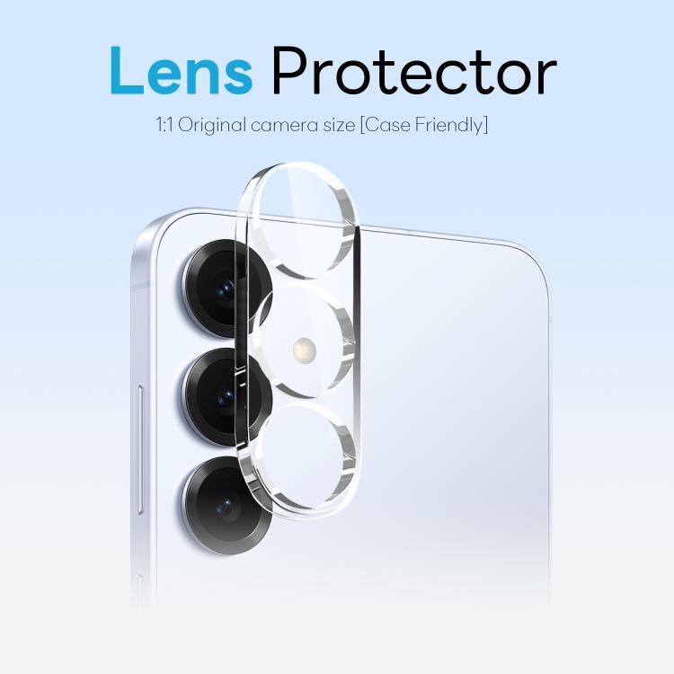 For Samsung Galaxy S25+ 5G NORTHJO 3 in 1 PC MagSafe Phone Case with Screen Film and Lens Film(Clear) - Galaxy S25+ 5G Cases by NORTHJO | Online Shopping UK | buy2fix
