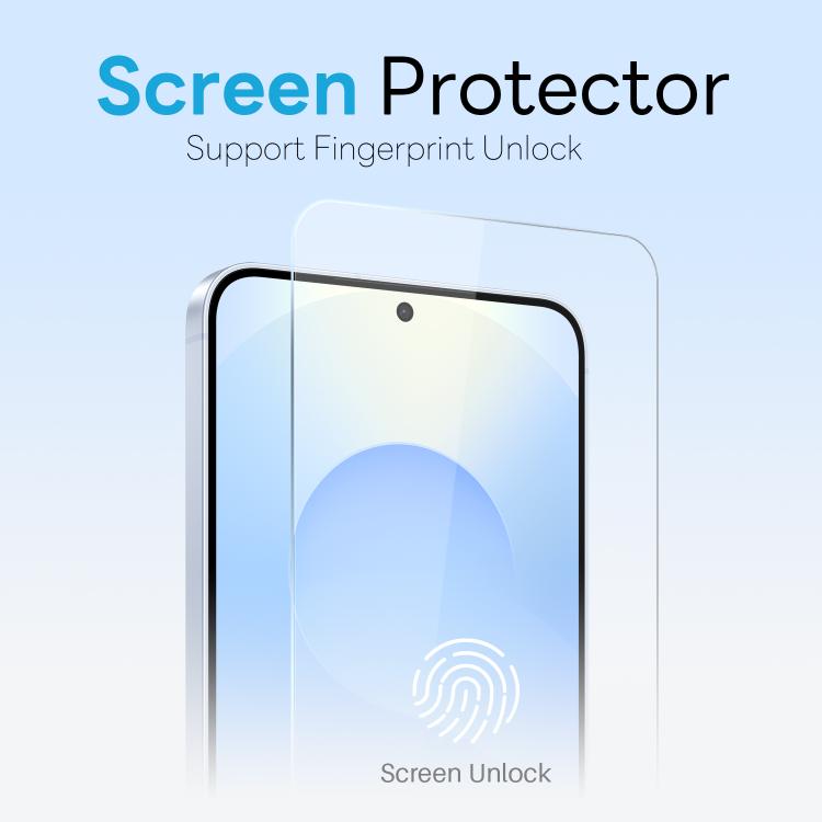 For Samsung Galaxy S25+ 5G NORTHJO 3 in 1 Clear Phone Case with Screen Protector Lens Film - Galaxy S25+ 5G Cases by NORTHJO | Online Shopping UK | buy2fix