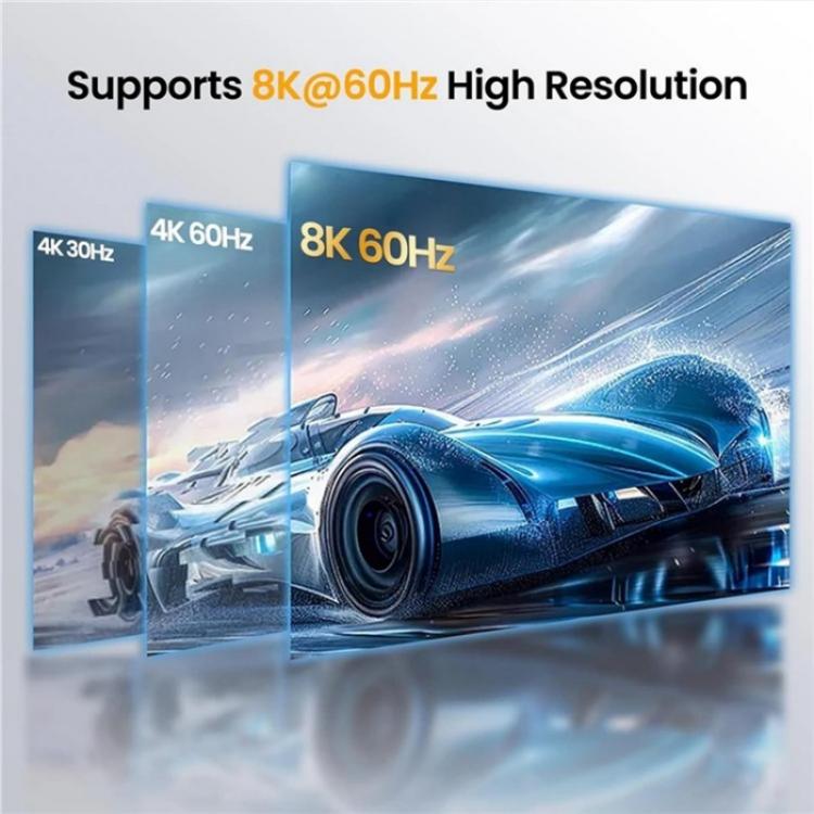 Q8-4 With Remote Control HDMI 2.1 8K 60Hz Gaming Home Theater Switcher 4x1 Adapter, Plug:US Plug - Switch by buy2fix | Online Shopping UK | buy2fix