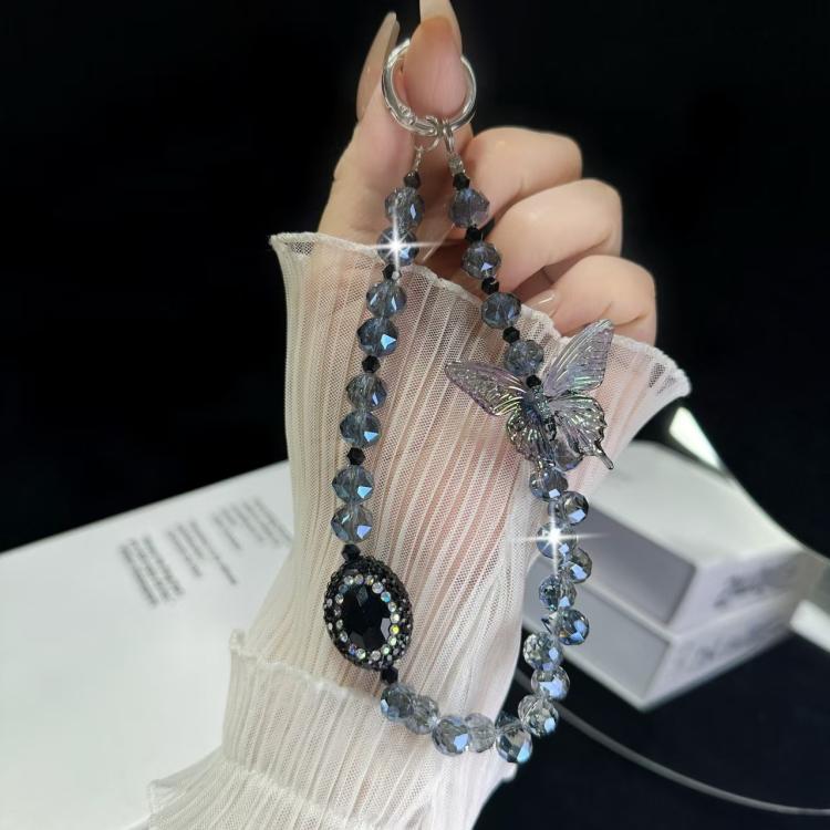 Heavy Industry Diamond-Rncrusted Sparkle Retro Phone Chain(White) - Lanyards & Wrist Straps by buy2fix | Online Shopping UK | buy2fix