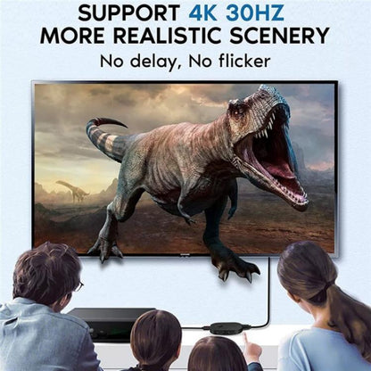 Q2-4 Wth Remote Control UHD 4K Resolution Switcher HDMI Switch 4K 3 In 1 Out Splitter - Splitter by buy2fix | Online Shopping UK | buy2fix