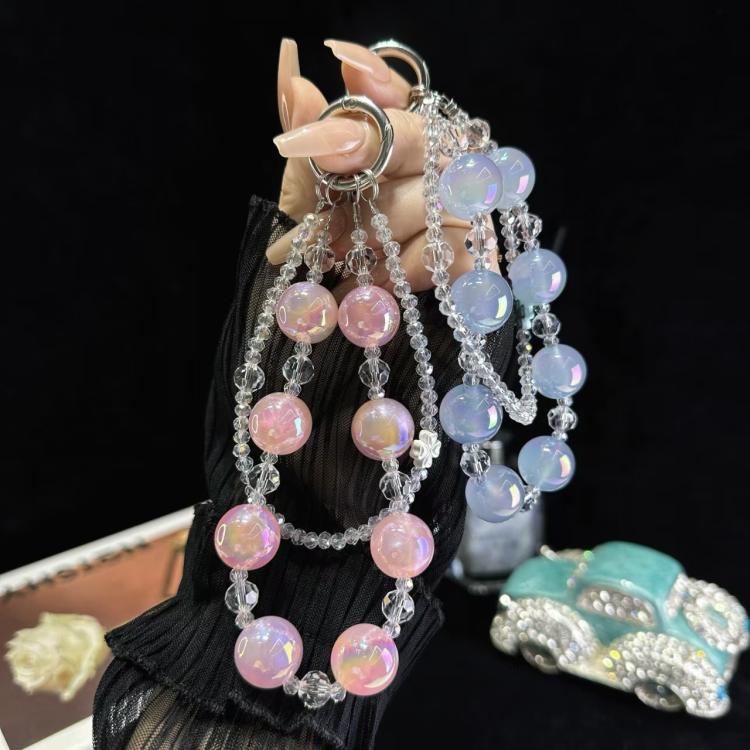 Laser Luminous Beads Phone Chain(Blue) - Lanyards & Wrist Straps by buy2fix | Online Shopping UK | buy2fix