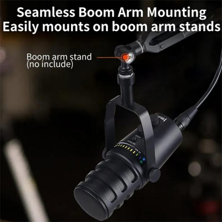 JMARY MC-PW12 360 Degree Rotating USB Desktop Microphone - Microphone by Jmary | Online Shopping UK | buy2fix