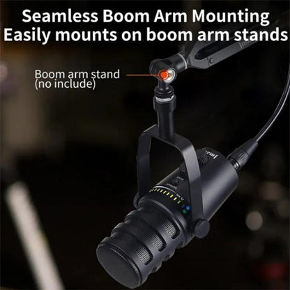 JMARY MC-PW12 360 Degree Rotating USB Desktop Microphone - Microphone by Jmary | Online Shopping UK | buy2fix