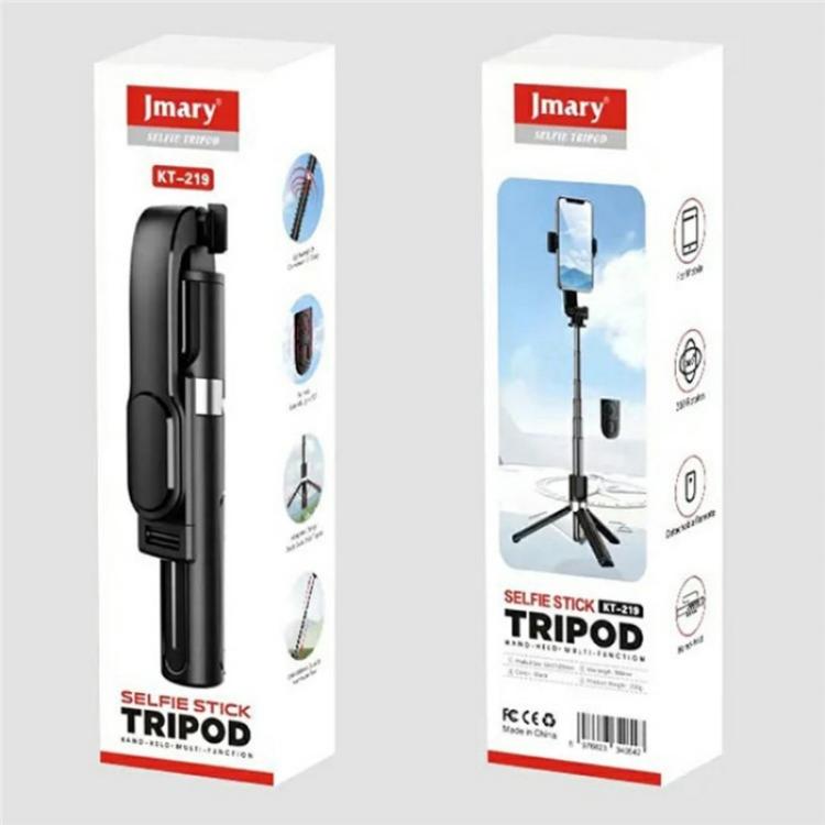 JMARY KT-219 Extendable Selfie Stick Tripod Stand  With Remote Control - Selfie Sticks by Jmary | Online Shopping UK | buy2fix