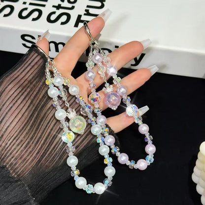 Small Crown Tassel Phone Chain(Pink) - Lanyards & Wrist Straps by buy2fix | Online Shopping UK | buy2fix