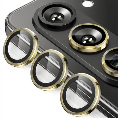 For Samsung Galaxy Z Fold7 ENKAY Hat-Prince 9H Rear Camera Lens Aluminium Alloy Tempered Glass Film(Gold) - Galaxy Z Fold7 5G Tempered Glass by ENKAY | Online Shopping UK | buy2fix