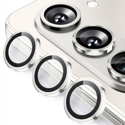 For Samsung Galaxy Z Fold7 ENKAY Hat-Prince 9H Rear Camera Lens Aluminium Alloy Tempered Glass Film(Silver) - Galaxy Z Fold7 5G Tempered Glass by ENKAY | Online Shopping UK | buy2fix