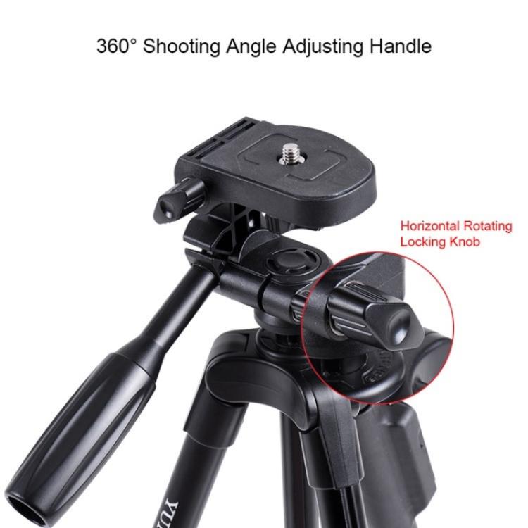 YUNTENG 5208 Professional Tripod Stand with BT Remote For DSLR SLR Camera Phone - Tripods by YUNTENG | Online Shopping UK | buy2fix