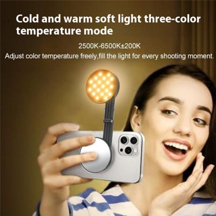 M38 Portable Photography Live MagSafe Magnetic Phone Fill Light(Black) - Selfie Light by buy2fix | Online Shopping UK | buy2fix