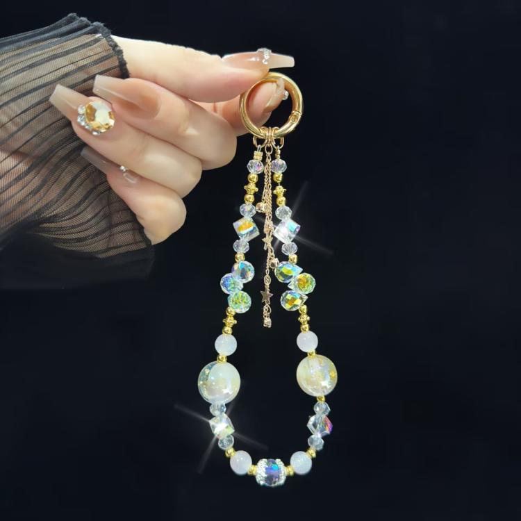 Heidi Beads Star Pendant Mobile Phone Chain(Blue) - Lanyards & Wrist Straps by buy2fix | Online Shopping UK | buy2fix