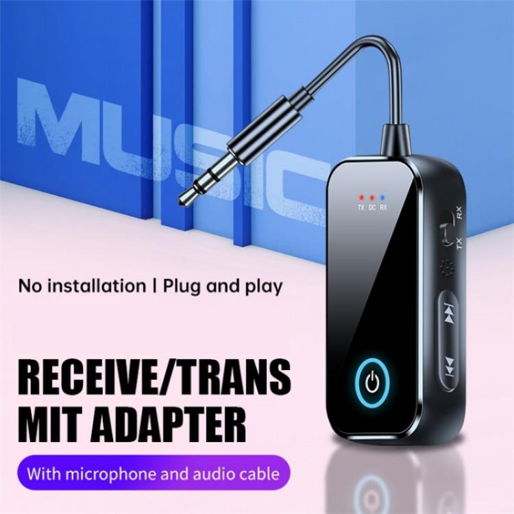 T80 2-in-1 Car AUX / TV / Speakers Wireless Bluetooth-Compatible 5.4 Receiver / Transmitter - Bluetooth Adapters by buy2fix | Online Shopping UK | buy2fix