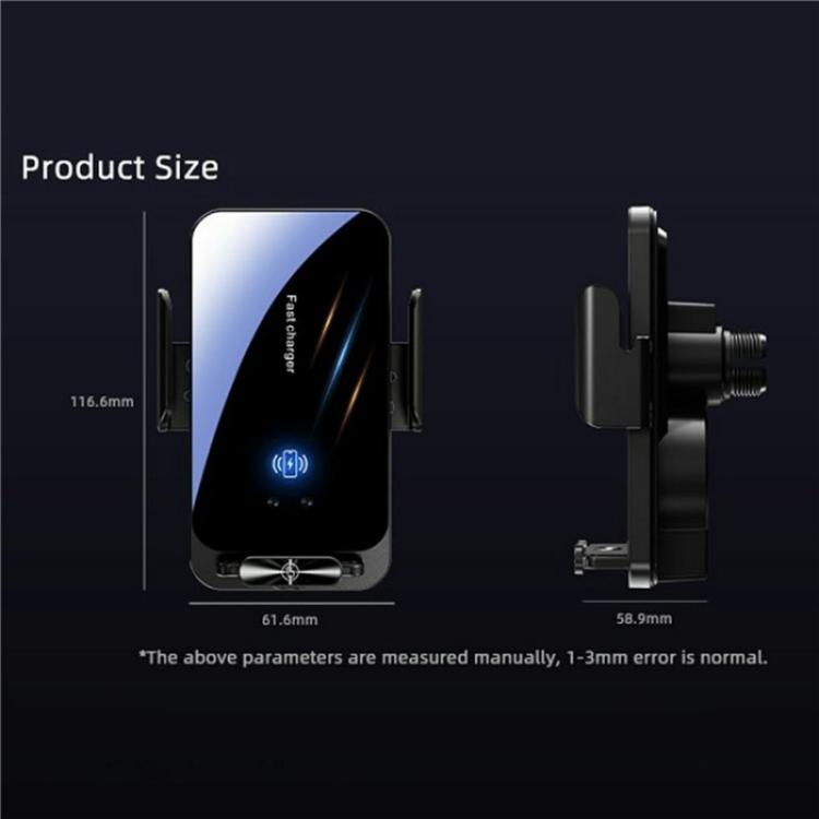 SD06 Car Air Vent Mount Anti Shake Automatic Clamping Wireless Charging Phone Stand - Car Charger by buy2fix | Online Shopping UK | buy2fix