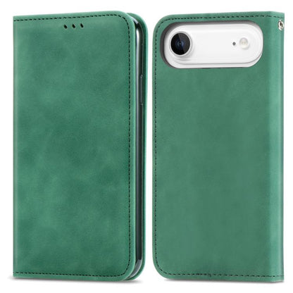 For iPhone Air Retro Skin Feel Magnetic Flip Leather Phone Case(Green) - iPhone Air Cases by buy2fix | Online Shopping UK | buy2fix