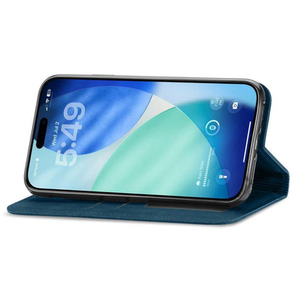 For iPhone Air Retro Skin Feel Magnetic Flip Leather Phone Case(Blue) - iPhone Air Cases by buy2fix | Online Shopping UK | buy2fix