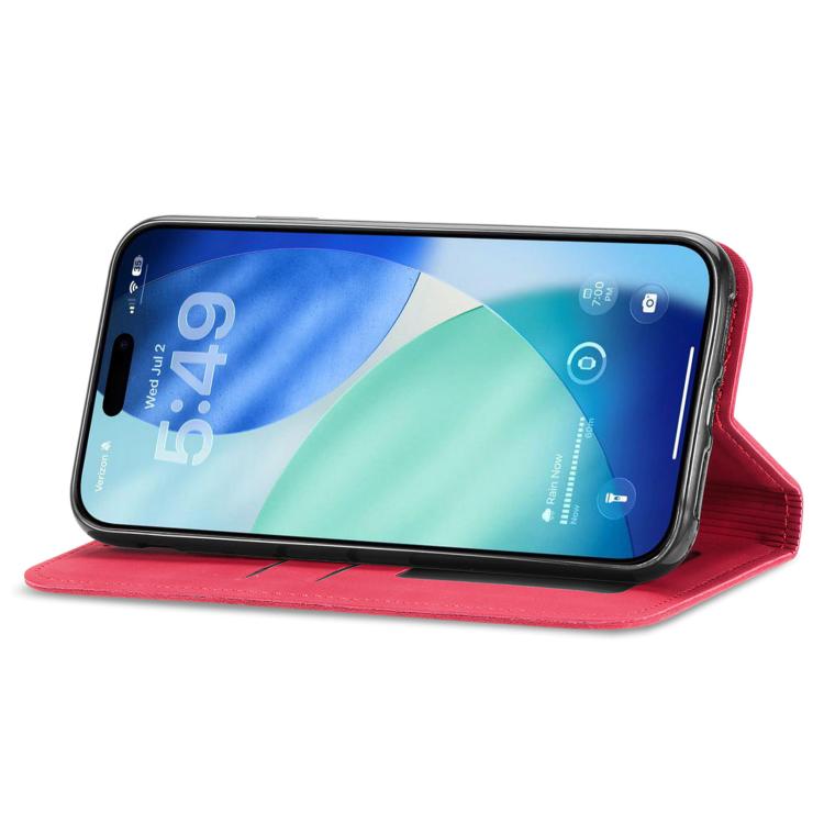 For iPhone Air Retro Skin Feel Magnetic Flip Leather Phone Case(Red) - iPhone Air Cases by buy2fix | Online Shopping UK | buy2fix