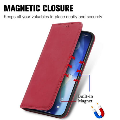 For iPhone Air Retro Skin Feel Magnetic Flip Leather Phone Case(Red) - iPhone Air Cases by buy2fix | Online Shopping UK | buy2fix