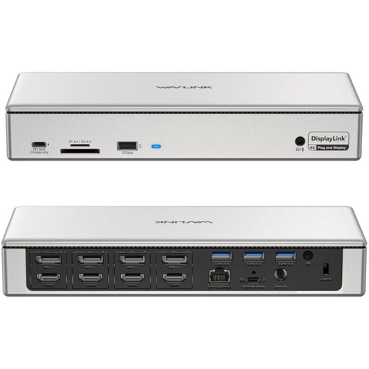 WAVLINK UG69PD12 DisplayLink Docking Station Quad  Monitors For Laptops M1 / M2 / Mac & Windows, Plug:US Plug -  by WAVLINK | Online Shopping UK | buy2fix