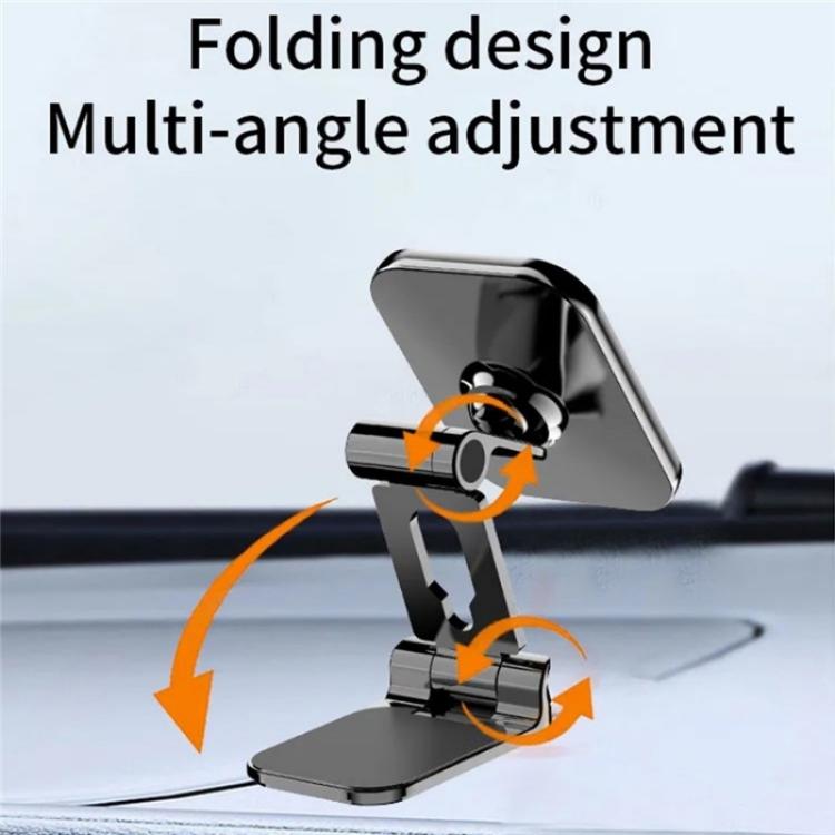 JMARY MH-82 Car Dashboard Zinc Alloy Foldable Magnetic Phone Holder - Universal Car Holders by Jmary | Online Shopping UK | buy2fix