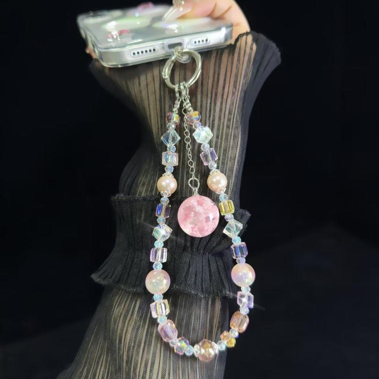 Cloud Glow-In-The-Dark Bead Pendant Mobile Phone Chain(Blue) - Lanyards & Wrist Straps by buy2fix | Online Shopping UK | buy2fix