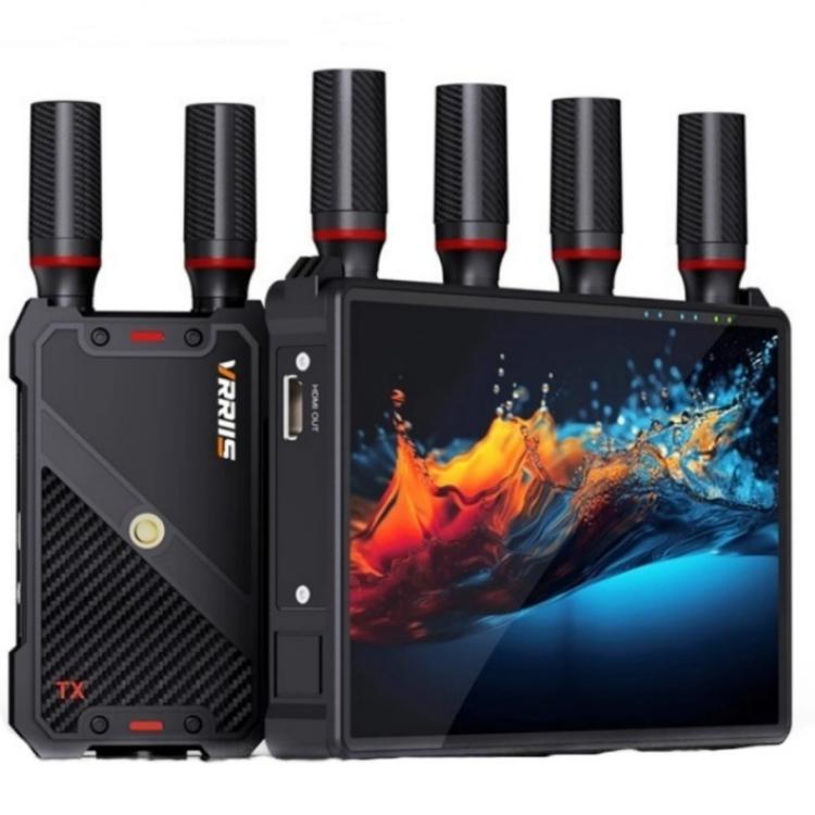 VRRIIS 083P Wth Screen Support 1TX to 5RX 400m Wireless HDMI Transmitter Receiver, Plug:AU Plug - Adapter by buy2fix | Online Shopping UK | buy2fix