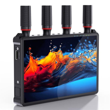 VRRIIS 083P Wth Screen Support 1TX to 5RX 400m Wireless HDMI Transmitter Receiver, Plug:UK Plug - Adapter by buy2fix | Online Shopping UK | buy2fix