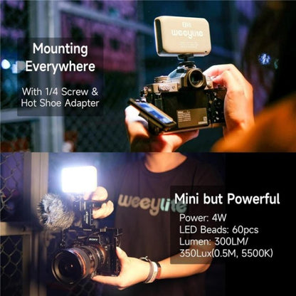 Weeylite S03 Portable RGB Light Video Live Streaming Photography Full Color Fill Light(Blue) - Selfie Light by buy2fix | Online Shopping UK | buy2fix