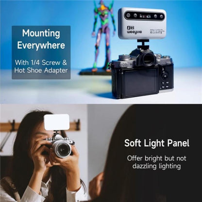 Weeylite S05 Portable App Control Phone Fill Lamp Video Live Streaming Photography RGB Full Color Fill Light(White) - Selfie Light by buy2fix | Online Shopping UK | buy2fix