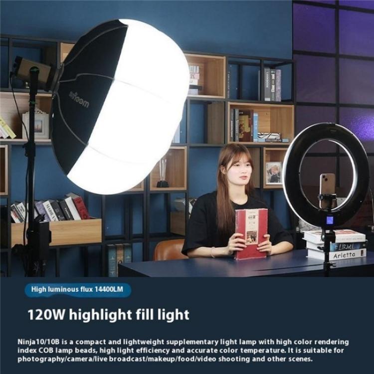 VILTROX Ninja 10B 2800-6800K Photography Studio Streaming Fill Light 120W LED Video Light(EU Plug) -  by buy2fix | Online Shopping UK | buy2fix