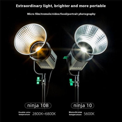 VILTROX Ninja 10B 2800-6800K Photography Studio Streaming Fill Light 120W LED Video Light(UK Plug) -  by buy2fix | Online Shopping UK | buy2fix