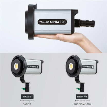 VILTROX Ninja 10B 2800-6800K Photography Studio Streaming Fill Light 120W LED Video Light(US Plug) -  by buy2fix | Online Shopping UK | buy2fix