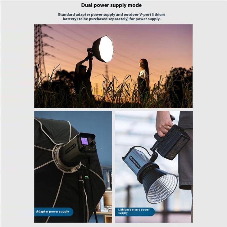 VILTROX Ninja 10B 2800-6800K Photography Studio Streaming Fill Light 120W LED Video Light(UK Plug) -  by buy2fix | Online Shopping UK | buy2fix