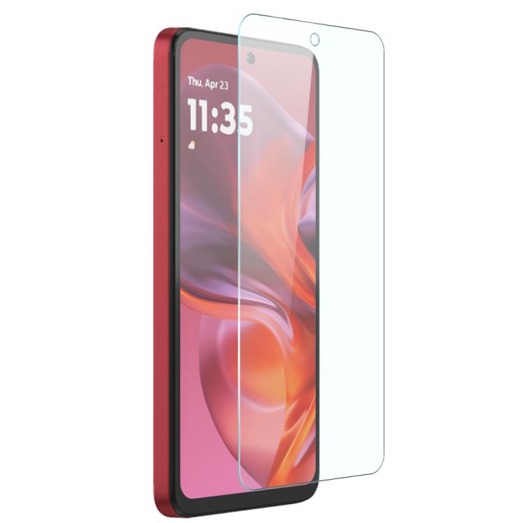 For Motorola Moto G05 / E15 NORTHJO 2 in 1 TPU Phone Case Screen Protector Tempered Glass Film(Clear) - Motorola Cases by NORTHJO | Online Shopping UK | buy2fix