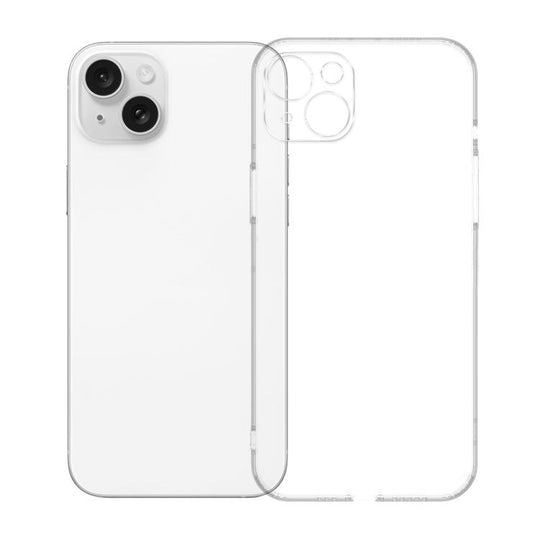 For iPhone 14 Kalebol 1.5mm Thickened Rounded Corner Transparency TPU Phone Case