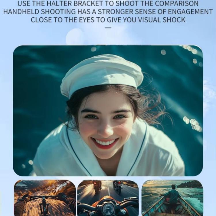 C071 Neck Strap Mount Silicone Metal Bracket For GoPro / Insta360 / DJI Action Cameras - Holder by buy2fix | Online Shopping UK | buy2fix