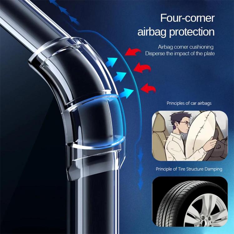 For iPhone 14 Kalebol 1.5mm Four-Corner Airbags Shockproof Transparency TPU Phone Case - iPhone 14 Cases by Kalebol | Online Shopping UK | buy2fix