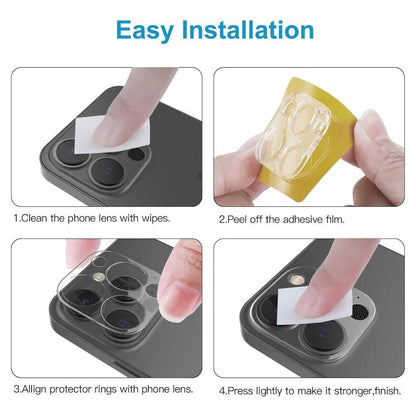 For iPhone 16 Pro Max Kalebol Transparent One Piece Lens Protection Film - iPhone 16 Pro Max Tempered Glass by Kalebol | Online Shopping UK | buy2fix