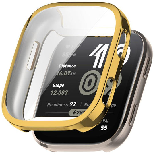 For Amazfit Bip 6 Electroplated TPU Full Coverage Watch Protective Case(Gold)